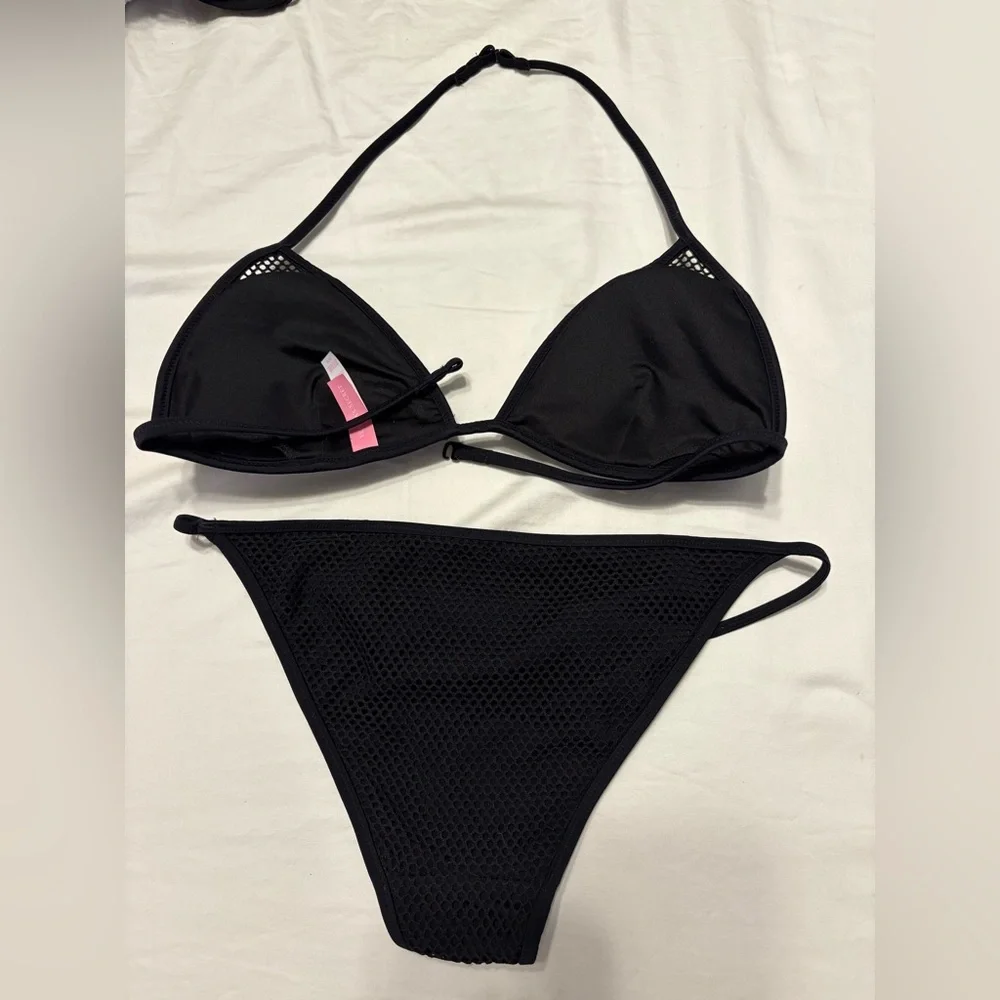 Victoria's Secret Black Triangle Bikini - Picture 3 of 4